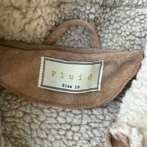 Suede Sherpa Lined Jacket - Picture 2 of 4